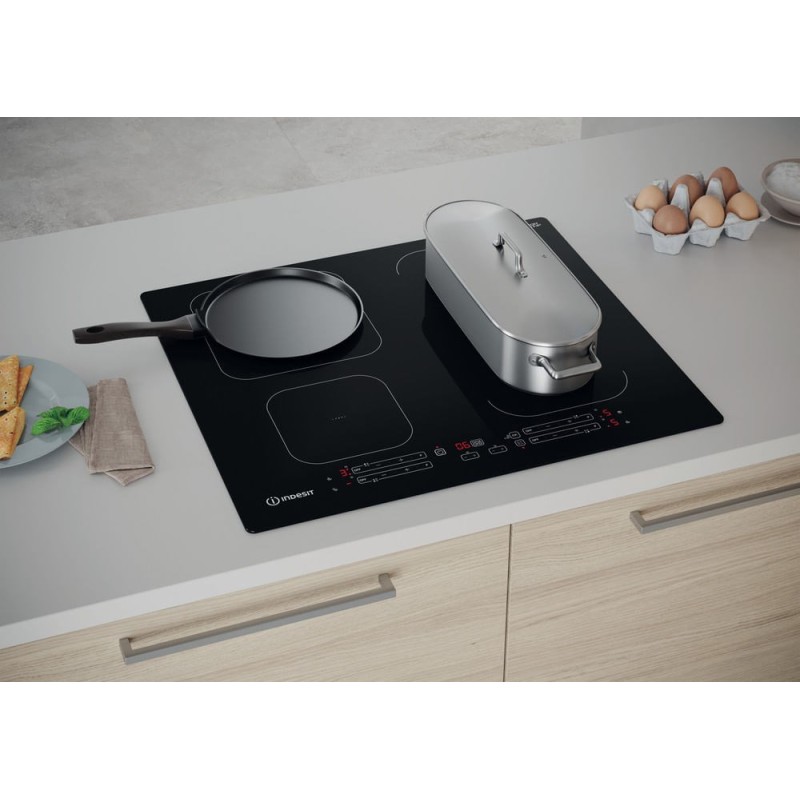 Indesit IB 65B60 NE Black Built-in 59 cm Zone induction hob 4 zone(s) Indesit IB 65B60 NE Black Built-in 59 cm Zone induction hob 4 zone(s)