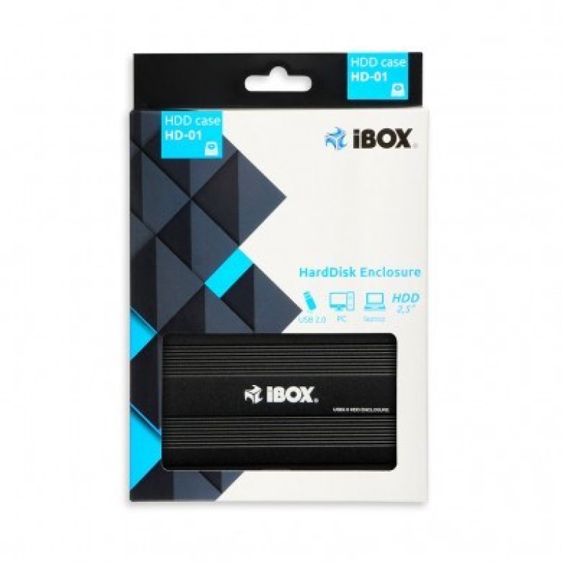 iBox HD-01 HDD enclosure Black 2.5 iBox HD-01 HDD enclosure Black 2.5