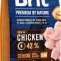 BRIT Premium by Nature Senior Small&Medium Chicken - dry dog food - 15 kg