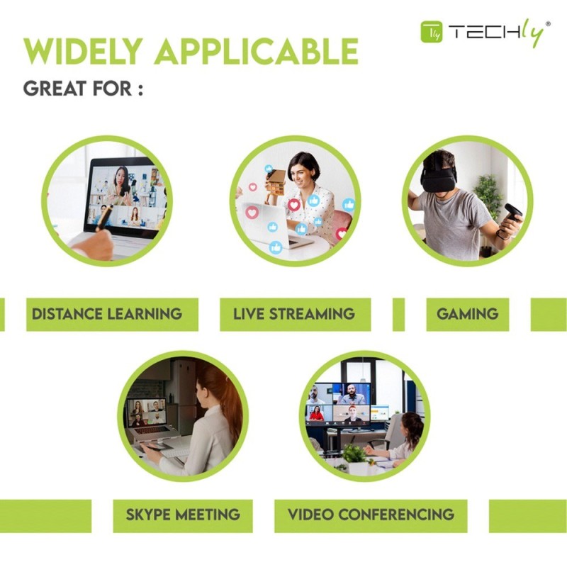 Techly ICC SH-22 microphone Black Conference microphone