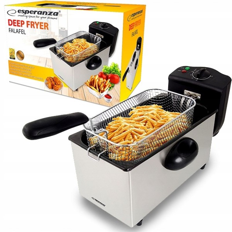 Esperanza EKG010 Deep Fryer 3 L, 2000W Inox Esperanza EKG010 Deep Fryer 3 L, 2000W Inox