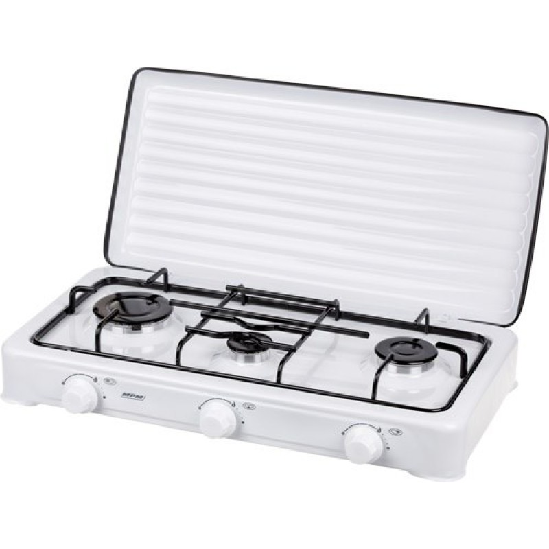 MPM KN-03/1K White Countertop 60 cm Gas 3 zone(s)