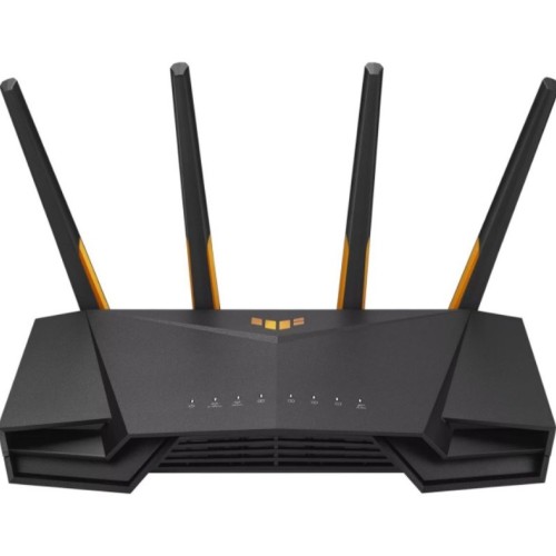 ASUS TUF Gaming AX4200 wireless router 2,5 Gigabit Ethernet Dual-band (2.4 GHz / 5 GHz) Black, Orange ASUS TUF Gaming AX4200 wireless router 2,5 Gigabit Ethernet Dual-band (2.4 GHz / 5 GHz) Black, Orange