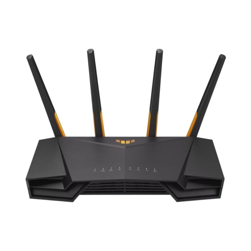 ASUS TUF Gaming AX4200 wireless router 2,5 Gigabit Ethernet Dual-band (2.4 GHz / 5 GHz) Black, Orange ASUS TUF Gaming AX4200 wireless router 2,5 Gigabit Ethernet Dual-band (2.4 GHz / 5 GHz) Black, Orange