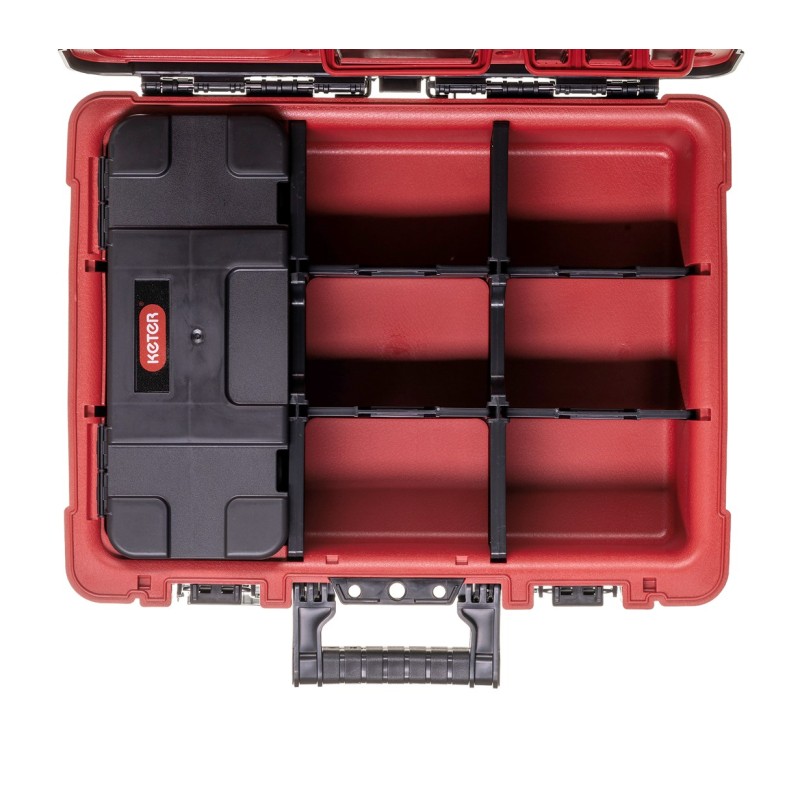 Keter 237003 equipment case Hard shell case Black, Red