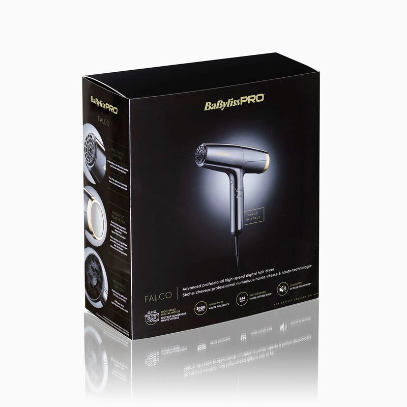 BaByliss Falco BAB8550E Professional Hair Dryer 2000 W Black