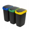 ROTHO Twist - trash bin - 3 x 25l