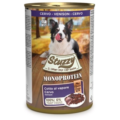 STUZZY Monoprotein Venison - wet dog food - 400 g STUZZY Monoprotein Venison - wet dog food - 400 g
