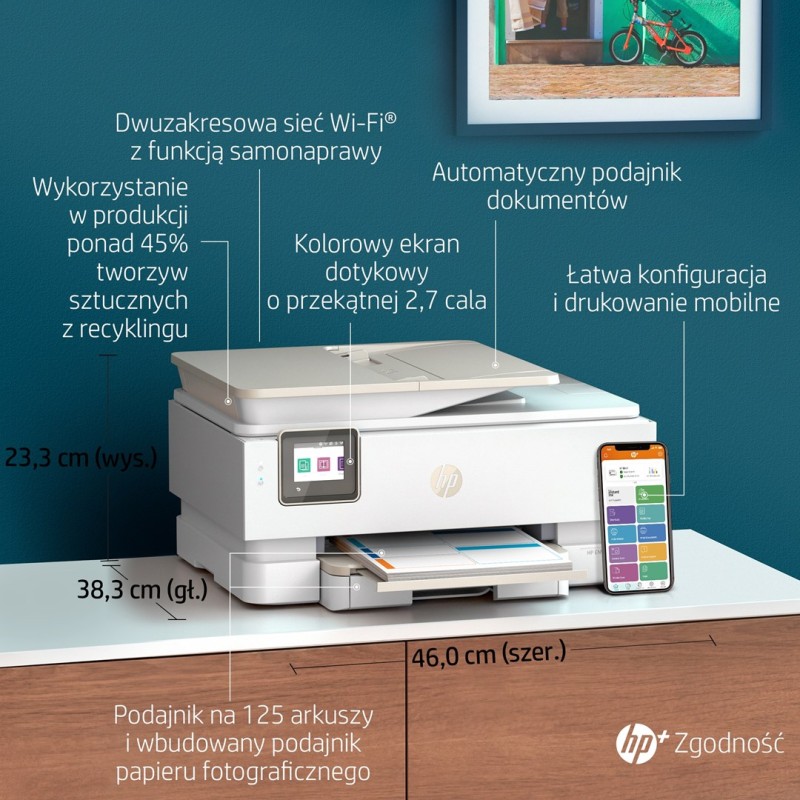 HP ENVY Inspire 7920e All-in-One Printer Thermal inkjet A4 4800 x 1200 DPI 15 ppm Wi-Fi HP ENVY Inspire 7920e All-in-One Printer Thermal inkjet A4 4800 x 1200 DPI 15 ppm Wi-Fi