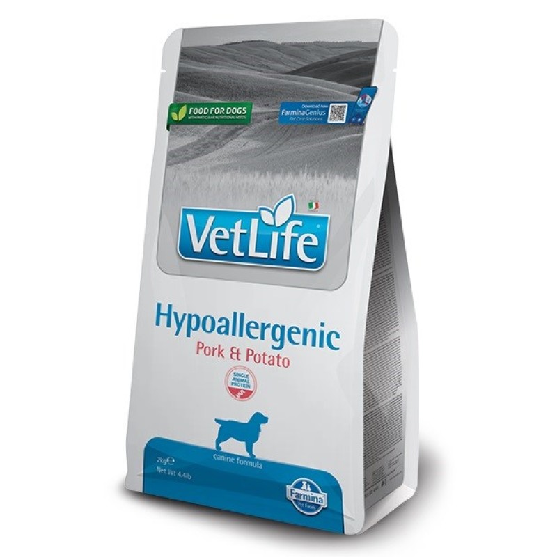 FARMINA Vet Life Hypoallergenic Pork & Potato - dry dog food - 2 kg