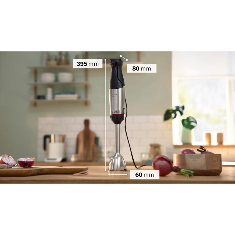 Bosch Serie 6 MSM6M621 blender 0.5 L Immersion blender 1000 W Black, Stainless steel