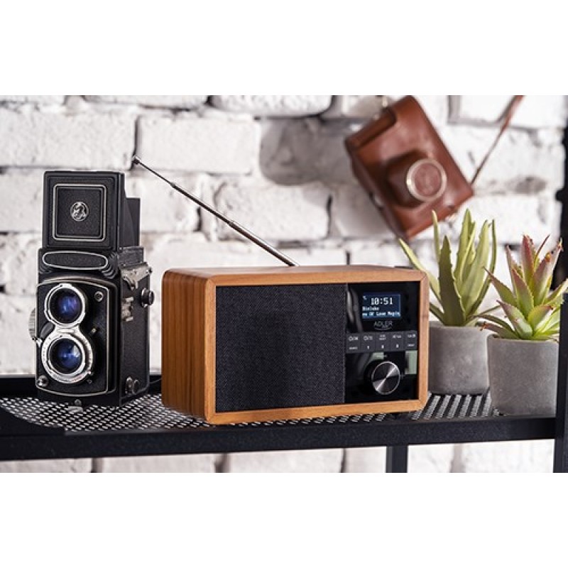 Adler AD 1184 radio Portable Digital Black, Wood Adler AD 1184 radio Portable Digital Black, Wood