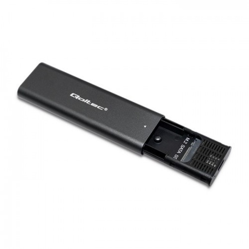 Qoltec 50311 storage drive enclosure SSD enclosure Black M.2 Qoltec 50311 storage drive enclosure SSD enclosure Black M.2