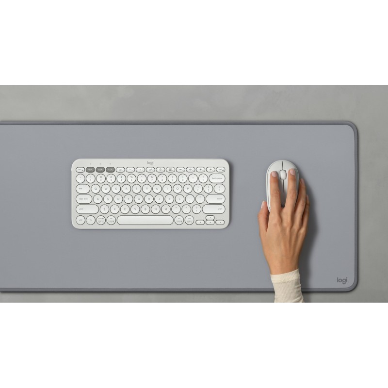 Logitech 910-007013 mouse Travel Ambidextrous RF Wireless + Bluetooth Optical 4000 DPI