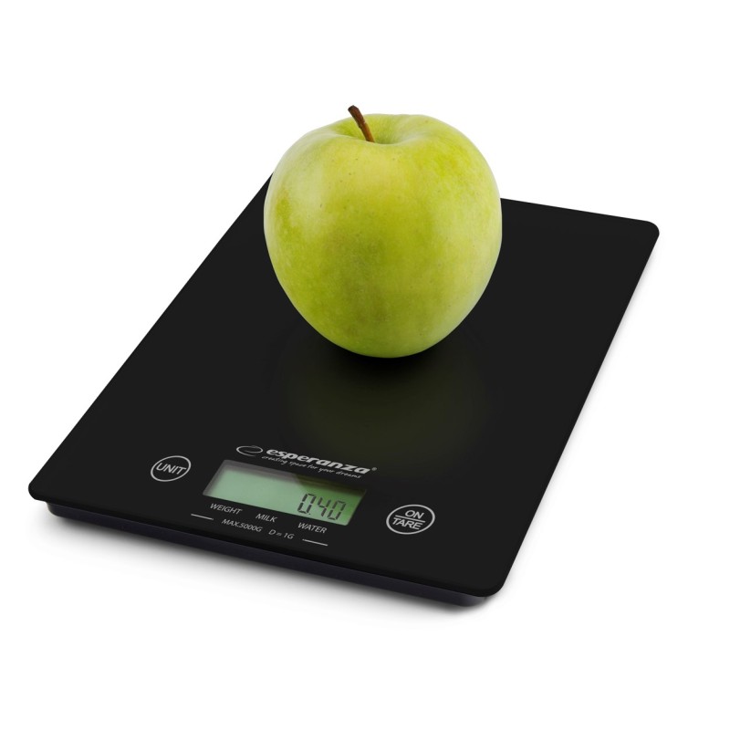 Esperanza EKS002K Electronic kitchen scale Black Tabletop Rectangle Esperanza EKS002K Electronic kitchen scale Black Tabletop Rectangle