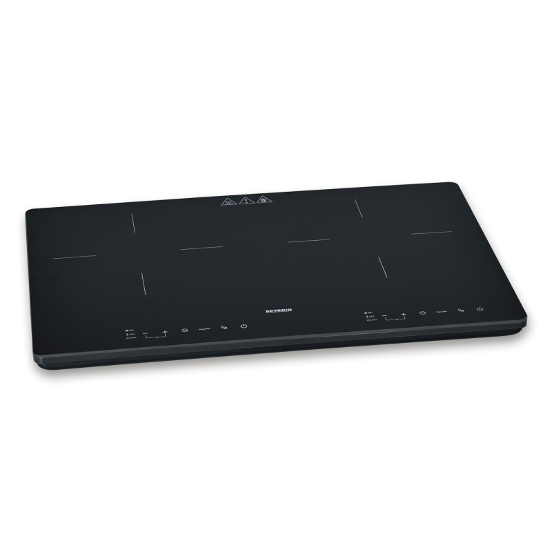Severin DK 1033 Black Countertop 60 cm Zone induction hob 2 zone(s) Severin DK 1033 Black Countertop 60 cm Zone induction hob 2 zone(s)