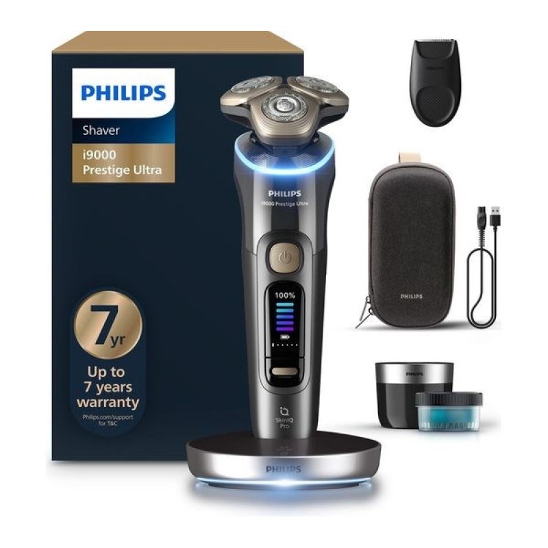 Philips i9000 Prestige Ultra XP9402/31 Wet and Dry Electric Shaver with SkinIQ Pro