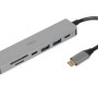 iBox IUH3SL4K notebook dock/port replicator USB 3.2 Gen 1 (3.1 Gen 1) Type-C Power Delivery 100W Silver