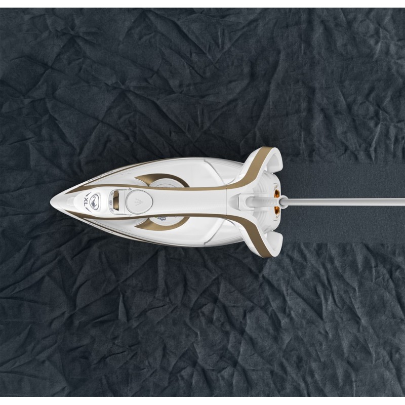 Tefal Puregliss FV8042 Dry & Steam iron Durilium AirGlide Autoclean soleplate 3000 W Bronze, White