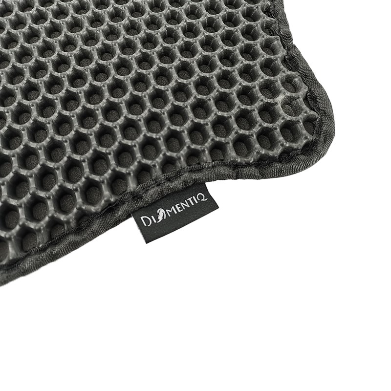 DIAMENTIQ Cat mat black rectangle - cat litter tray mat - 40 x 50cm DIAMENTIQ Cat mat black rectangle - cat litter tray mat - 40 x 50cm