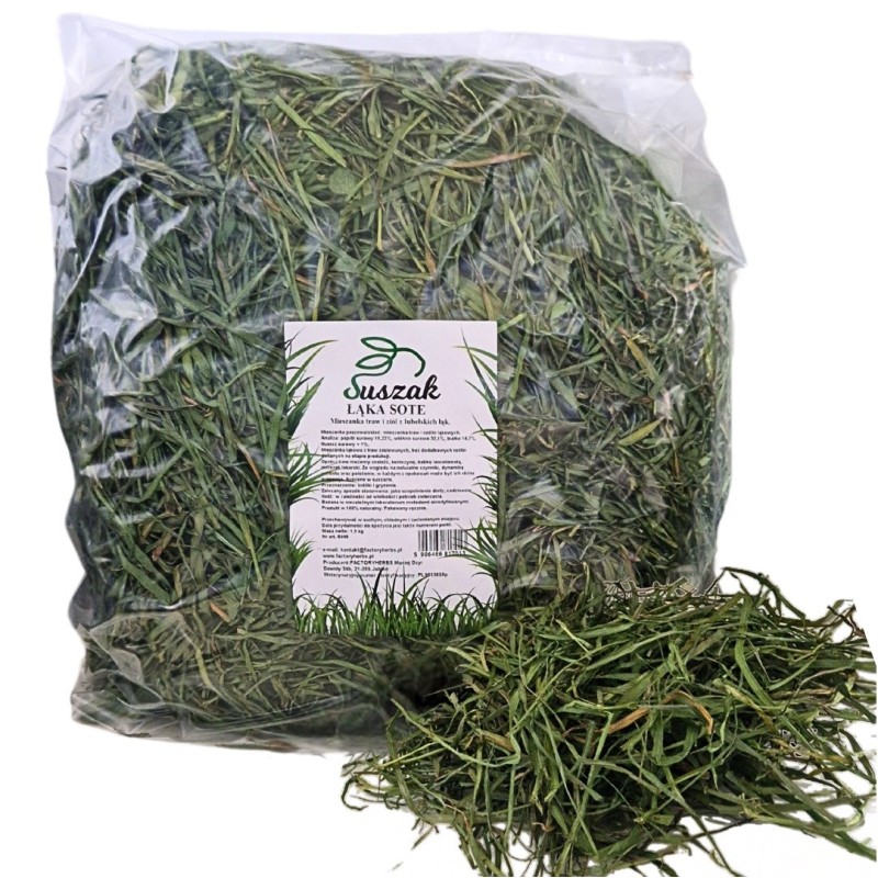 FACTORY HERBS Suszak Meadow blend Harvest 2025 - treat for rodents and rabbits - 1,5kg FACTORY HERBS Suszak Meadow blend Harvest 2025 - treat for rodents and rabbits - 1,5kg