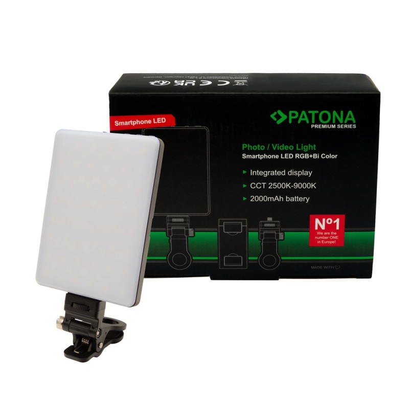 PATONA Premium LED light RGB/Bi-Color for smartphones PATONA Premium LED light RGB/Bi-Color for smartphones