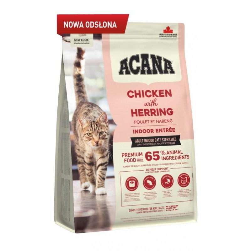 ACANA Indoor Entrée - dry cat food - 1,8kg ACANA Indoor Entrée - dry cat food - 1,8kg