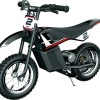 Razor MX125 Dirt Rocket electric scooter 1 seat(s) 13 km/h Blueberry, Chrome, White