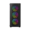 Gembird CCC-FC-400X Gaming ARGB computer case Fornax 400X, black Gembird CCC-FC-400X Gaming ARGB computer case Fornax 400X, black