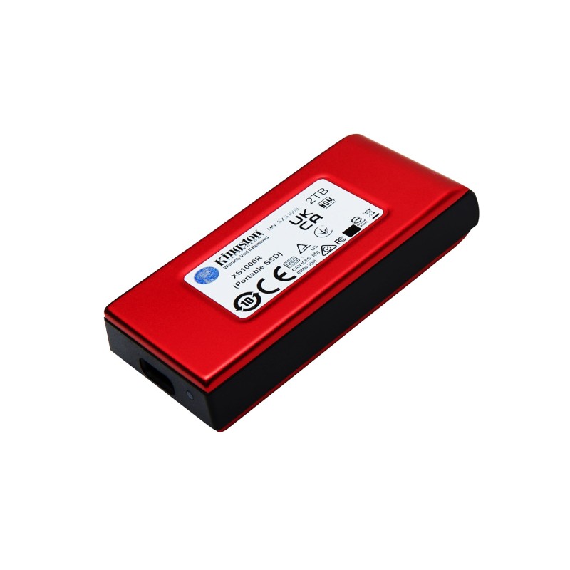 Kingston Technology 2TB XS1000 Red External USB 3.2 Gen 2 Portable Solid State Drive Kingston Technology 2TB XS1000 Red External USB 3.2 Gen 2 Portable Solid State Drive