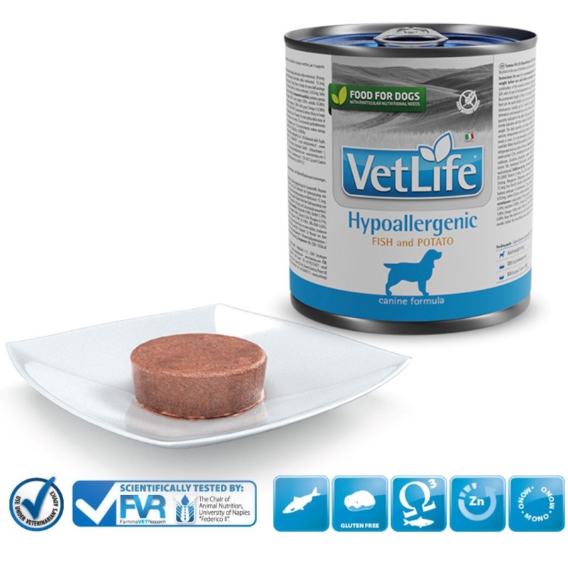 Farmina Vet Life Diet DOG Hypoallergenic Fish&Potato 300 g Farmina Vet Life Diet DOG Hypoallergenic Fish&Potato 300 g