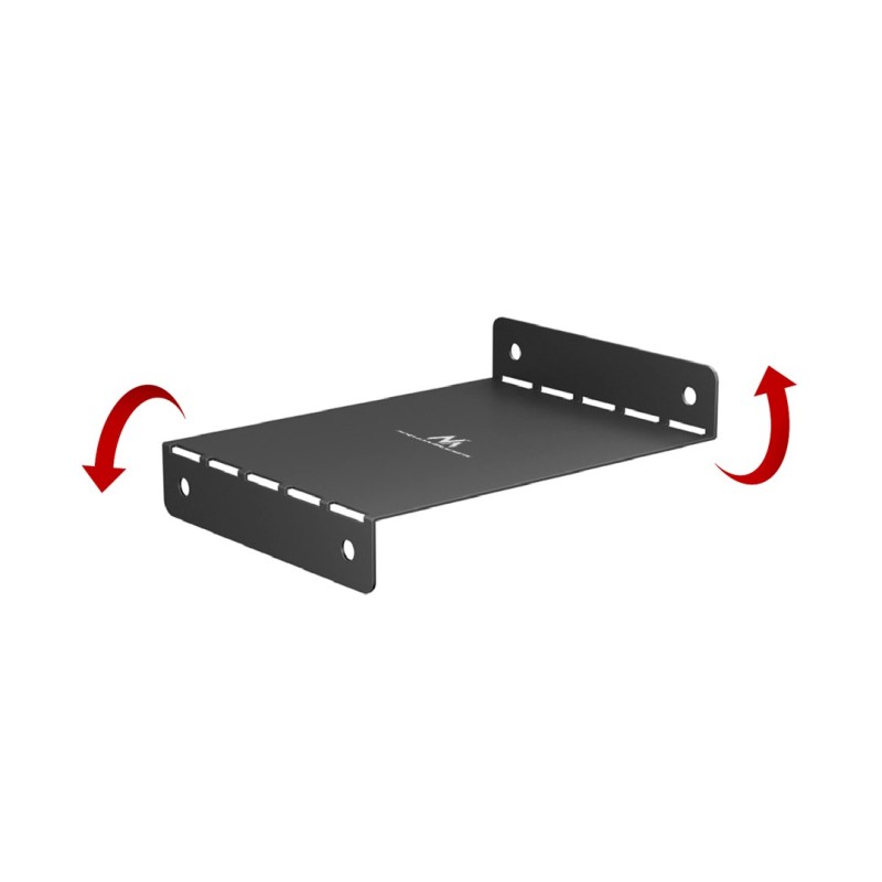 Maclean compact under-desk cable organizer, max load 5kg, black, MC-107 B Maclean compact under-desk cable organizer, max load 5kg, black, MC-107 B