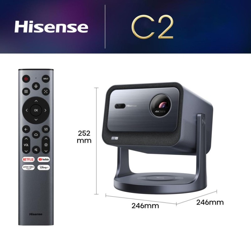 PROJEKTOR HISENSE C2 LASER 4K PROJEKTOR HISENSE C2 LASER 4K