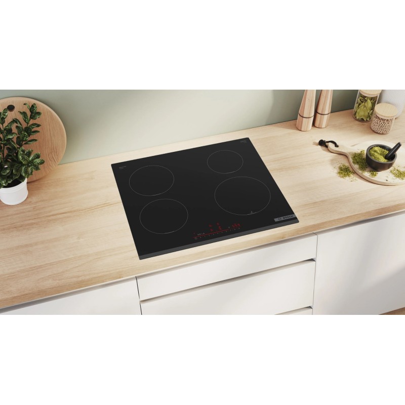 Bosch Serie 6 PIE631HB1E hob Black Built-in 60 cm Zone induction hob 4 zone(s) Bosch Serie 6 PIE631HB1E hob Black Built-in 60 cm Zone induction hob 4 zone(s)