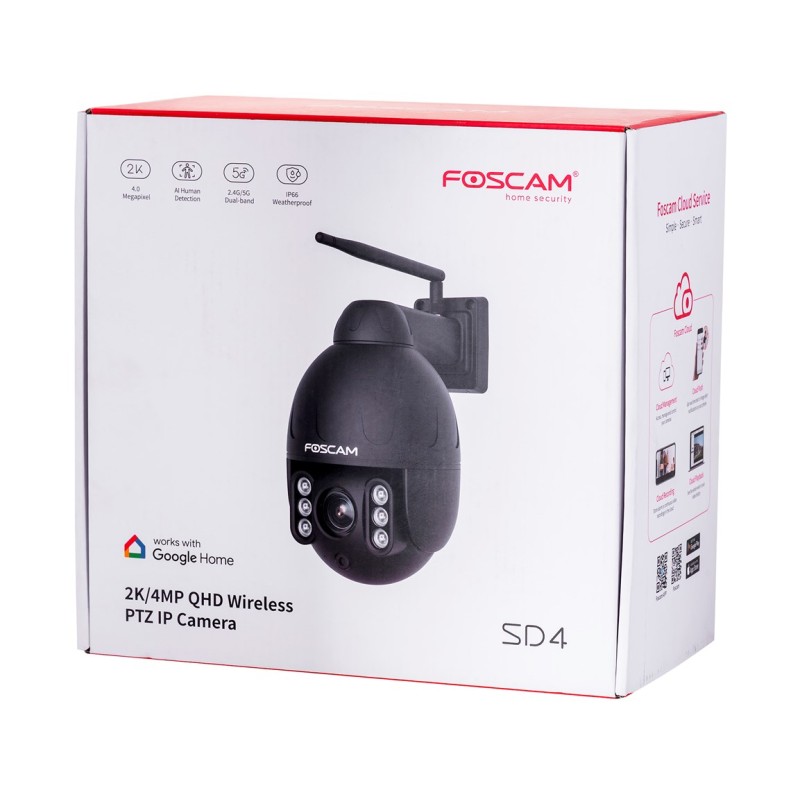 Foscam SD4-WB Dome IP security camera Outdoor 2304 x 1536 pixels Wall Foscam SD4-WB Dome IP security camera Outdoor 2304 x 1536 pixels Wall