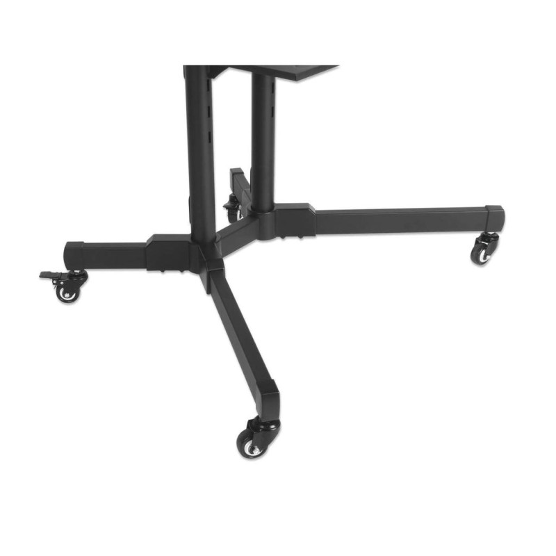 Manhattan TV & Monitor Mount, Trolley Stand, 1 screen, Screen Sizes: 37-65 Manhattan TV & Monitor Mount, Trolley Stand, 1 screen, Screen Sizes: 37-65