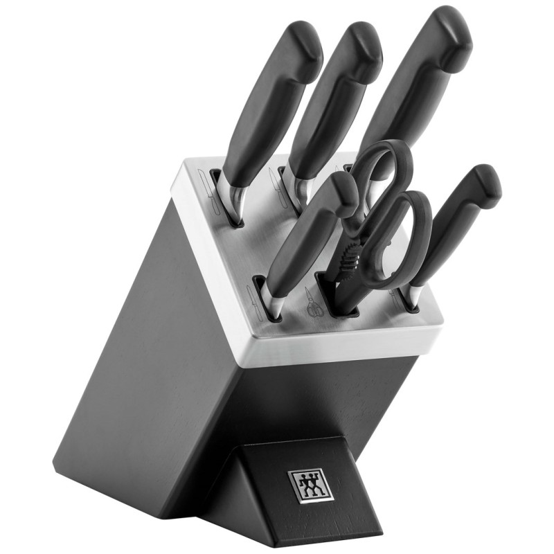 ZWILLING FOUR STAR 35145-007-0 kitchen knife/cutlery block set 7 pc(s) Black