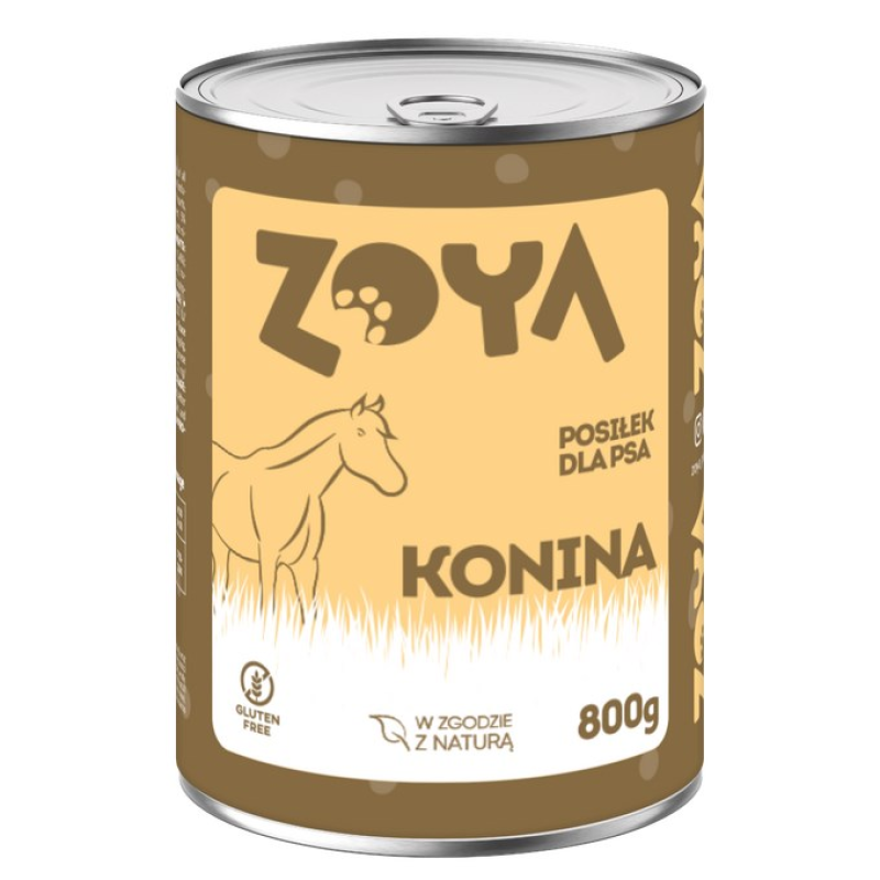 ZOYA Horse - wet dog food - 800g ZOYA Horse - wet dog food - 800g