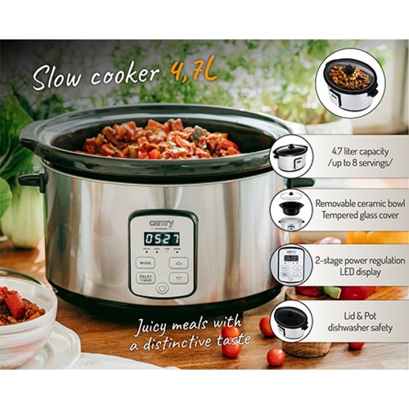 CAMRY CR 6414 SLOW COOKER CAMRY CR 6414 SLOW COOKER