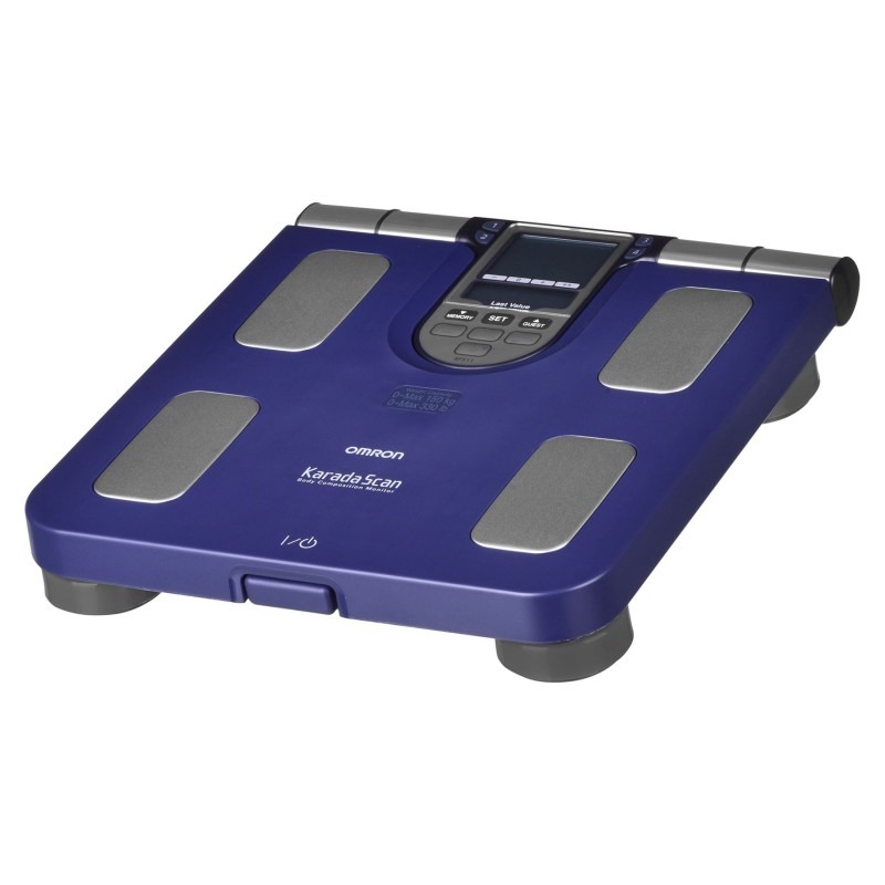 Omron BF511 Square Blue Electronic personal scale Omron BF511 Square Blue Electronic personal scale