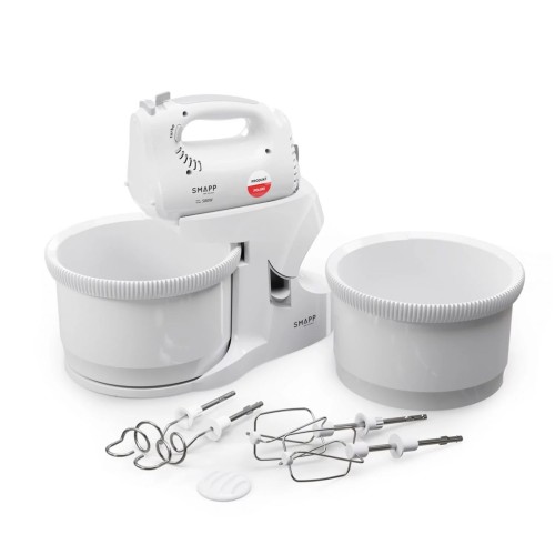 SMAPP Hand Mixer with 2 bowls 451.66 White SMAPP Hand Mixer with 2 bowls 451.66 White