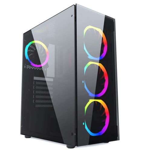 Gembird CCC-FC-1500RGB computer case Midi Tower Black, Transparent Gembird CCC-FC-1500RGB computer case Midi Tower Black, Transparent