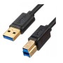 Unitek C14095BK USB-A to USB 3.0 Printer Cable, 2m