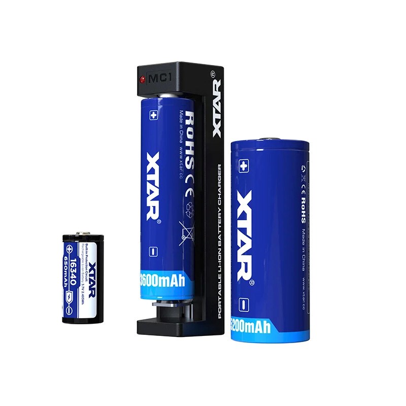 Battery charger Li-ion USB-C - 1 slot Battery charger Li-ion USB-C - 1 slot