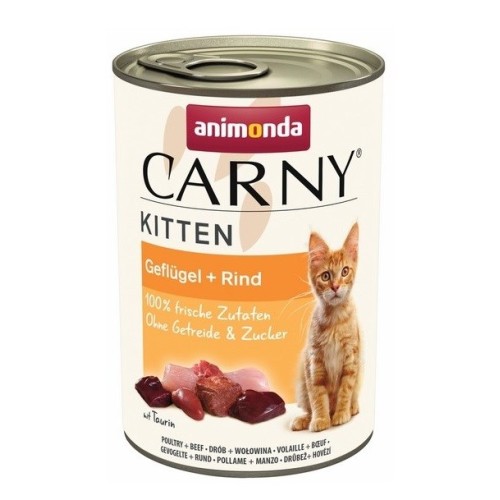 ANIMONDA Carny Kitten Beef with poultry - wet cat food - 400g ANIMONDA Carny Kitten Beef with poultry - wet cat food - 400g