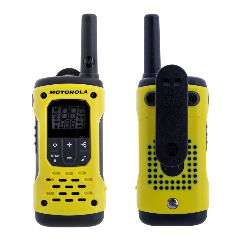 MOTOROLA RADIOTELEFON T92 H2O walkie-talkie 16 channels 2 pc(s) Black, yellow MOTOROLA RADIOTELEFON T92 H2O walkie-talkie 16 channels 2 pc(s) Black, yellow