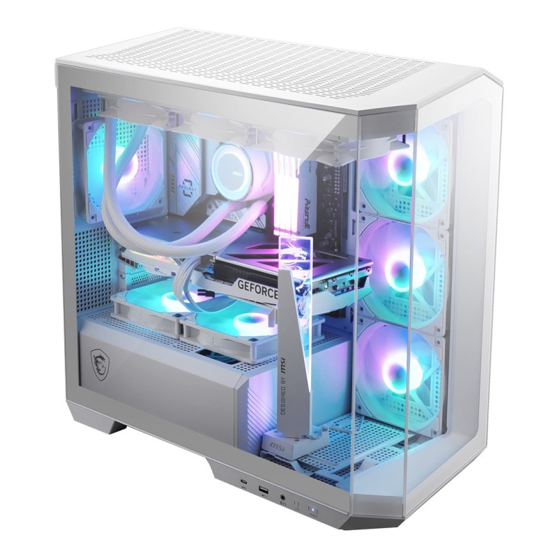 MSI MAG PANO M100R PZ Micro Tower White MSI MAG PANO M100R PZ Micro Tower White