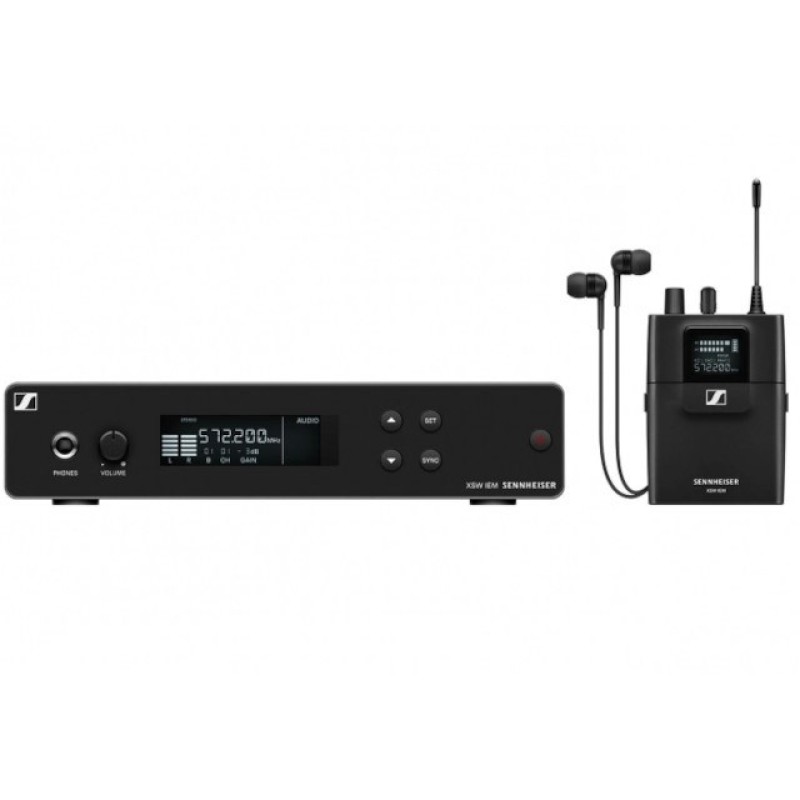 Sennheiser XSW IEM SET (B) - Audio feedback set (stage listening) 572-596 MHz Sennheiser XSW IEM SET (B) - Audio feedback set (stage listening) 572-596 MHz