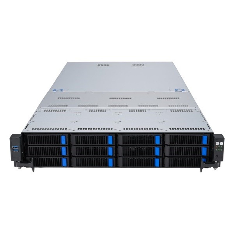Platforma Asus Rack (1U) RS501A-E12-RS12U AMD Epyc 9005/9004 (12x NVMe/SATA HS, 2xM.2, 2x1Gbe, IPMI, 1+1 1600W)