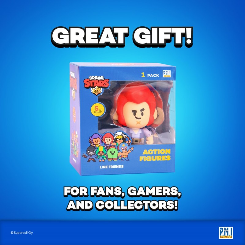 BRAWL STARS S1 ACTION FIGURES 11cm - COLT BRAWL STARS S1 ACTION FIGURES 11cm - COLT